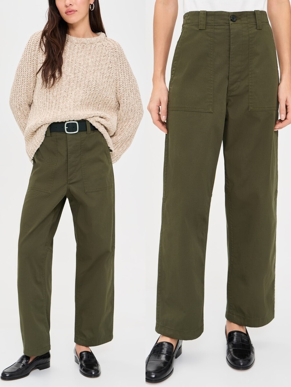 ALC Brayden Cotton Twill Pant Olive